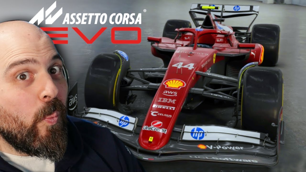 Proviamo la FERRARI SF-25 su Assetto Corsa EVO