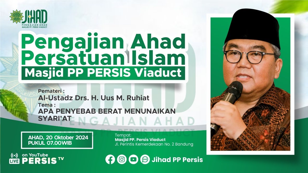 Apa Penyebab Berat Menunaikan Syar'iat Oleh: Al Ustadz. Drs. H. Uus M Ruhiat