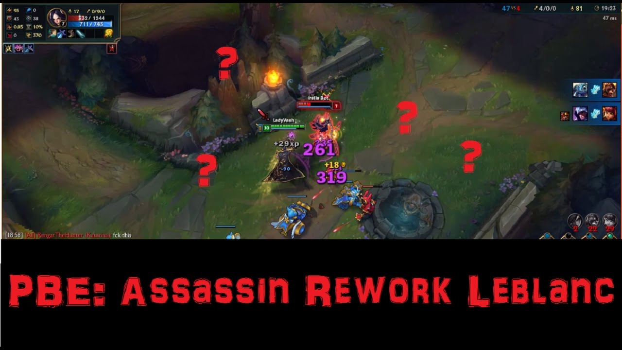 [PBE] Pre-Season Assassin Rework Leblanc
