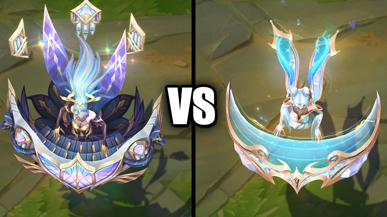 Prestige Requiem Sona vs Prestige Immortal Journey Sona Skins Comparison (League of Legends)