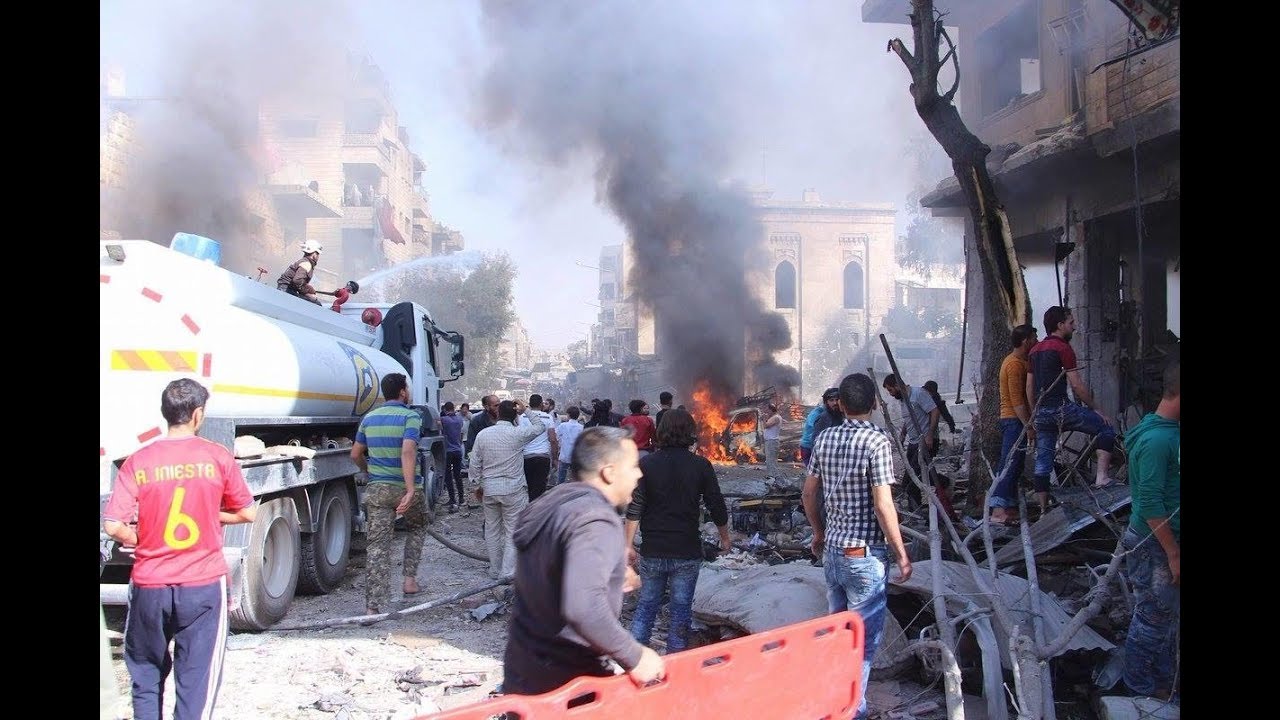 10 قتلى من المدنيين في قصف استهدف سوق معرة النعمان