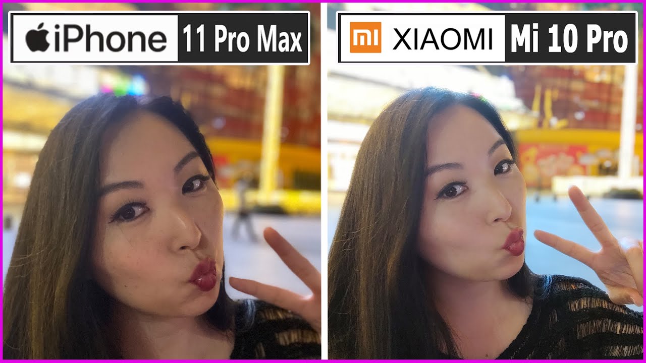 XIAOMI Mi 10 PRO 108mp vs Iphone 11 pro max 12mp  comparativo teste câmera Português PT BR