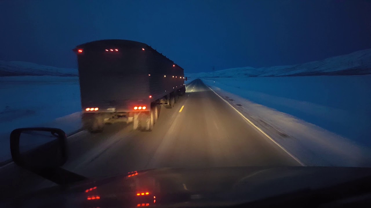 BigRigTravels | US 30 EB in SE Idaho to Wyoming border (12/21/19)