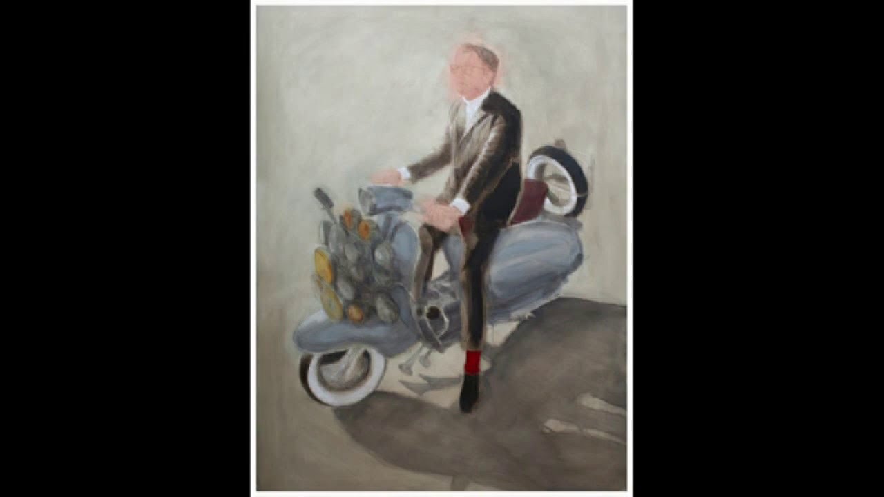 Oil Painting portrait progress on Canvas, John the Mod