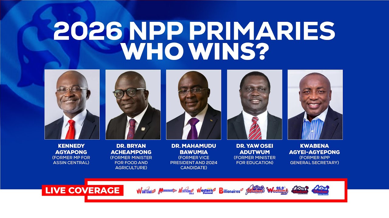 NPP PRESIDENTIAL PRIMARIES ELECTION 2026 LIVE ON WESTERN DIAMOND TELEVISION .... 31-01-2026
