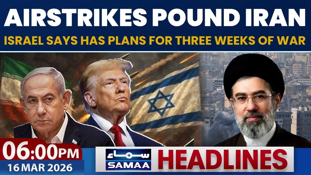 Israel Says Has Plans For Three Weeks of War | Airstrikes Pound Iran | 06 PM News Headlines