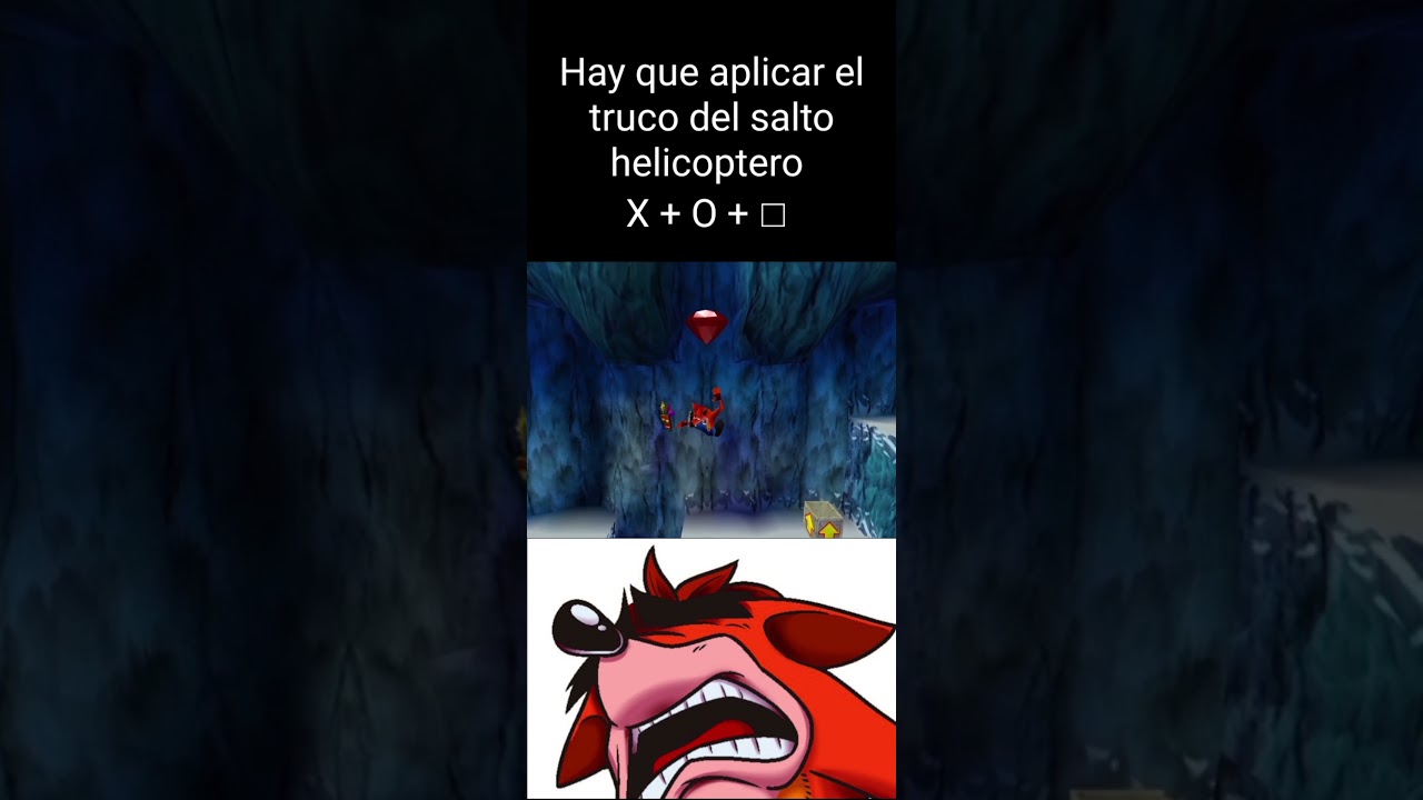 Consigue la gema roja antes de tiempo en crash bandicoot 2 Ps1 #crashbandicoot #trucos #playstation