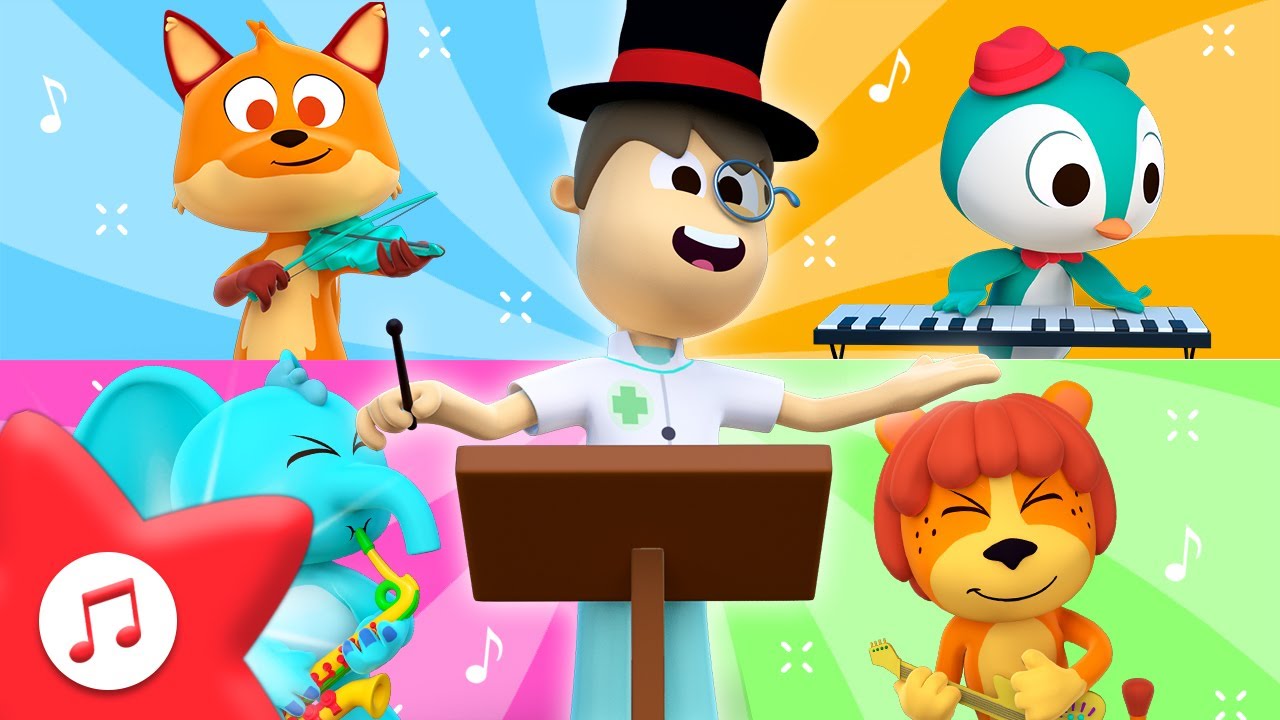 Hoje a Banda Vai Toca e Mais Divertidas Canções do Zoo | O Reino Infantil