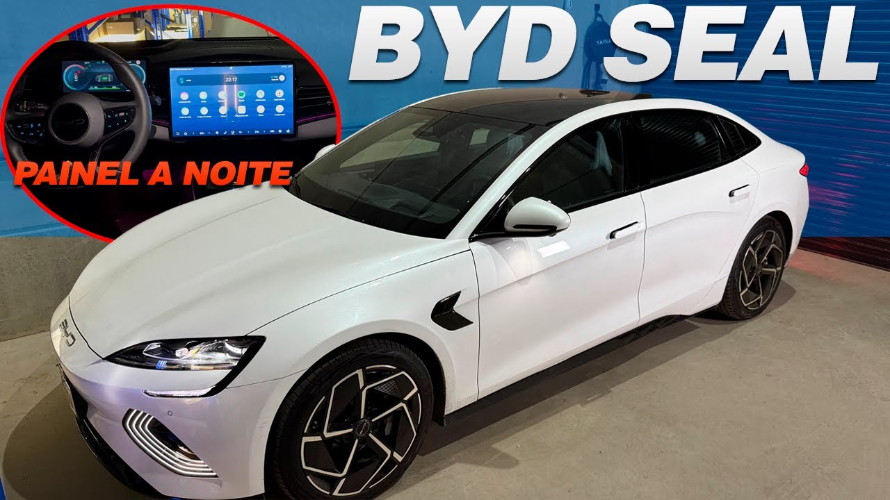COMO É O PAINEL A NOITE DO BYD SEAL 2025? ILUMINAÇÃO COMPLETA, INCRÍVEL! 