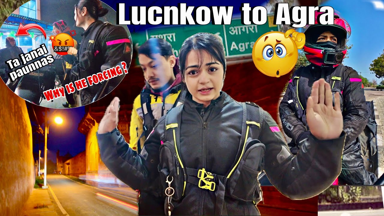 Never trust a stanger? 🤯Finally reached Agra 🥺