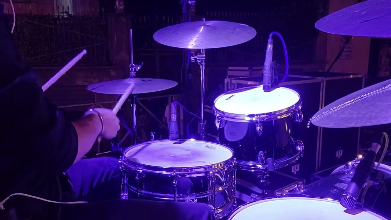 Mike Panetta drum cam live