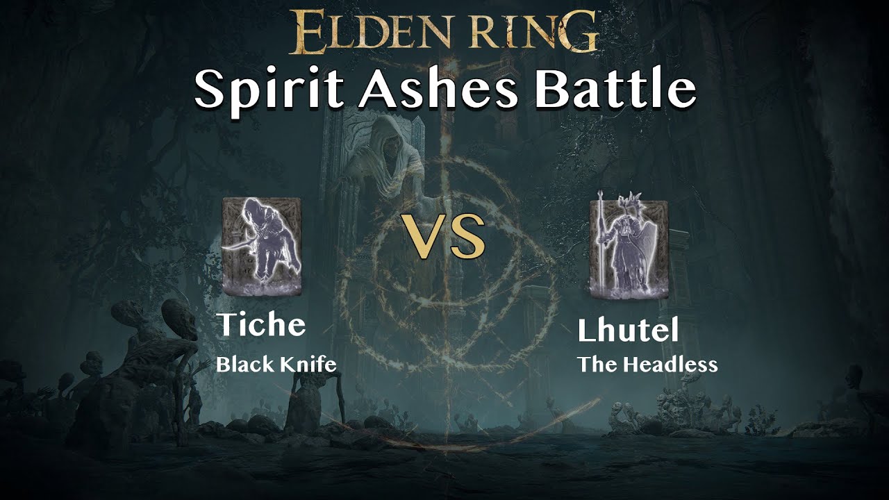 【Battle】Black Knife Tiche vs Lhutel the Headless【All Spirit Ashes+10】