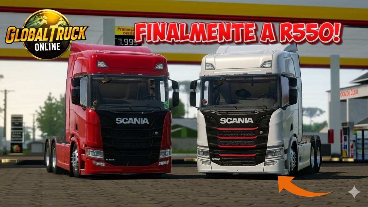 GLOBAL TRUCK ONLINE ATUALIZOU! Scania R550 chegou com Rodotrem INSANO! 🔥