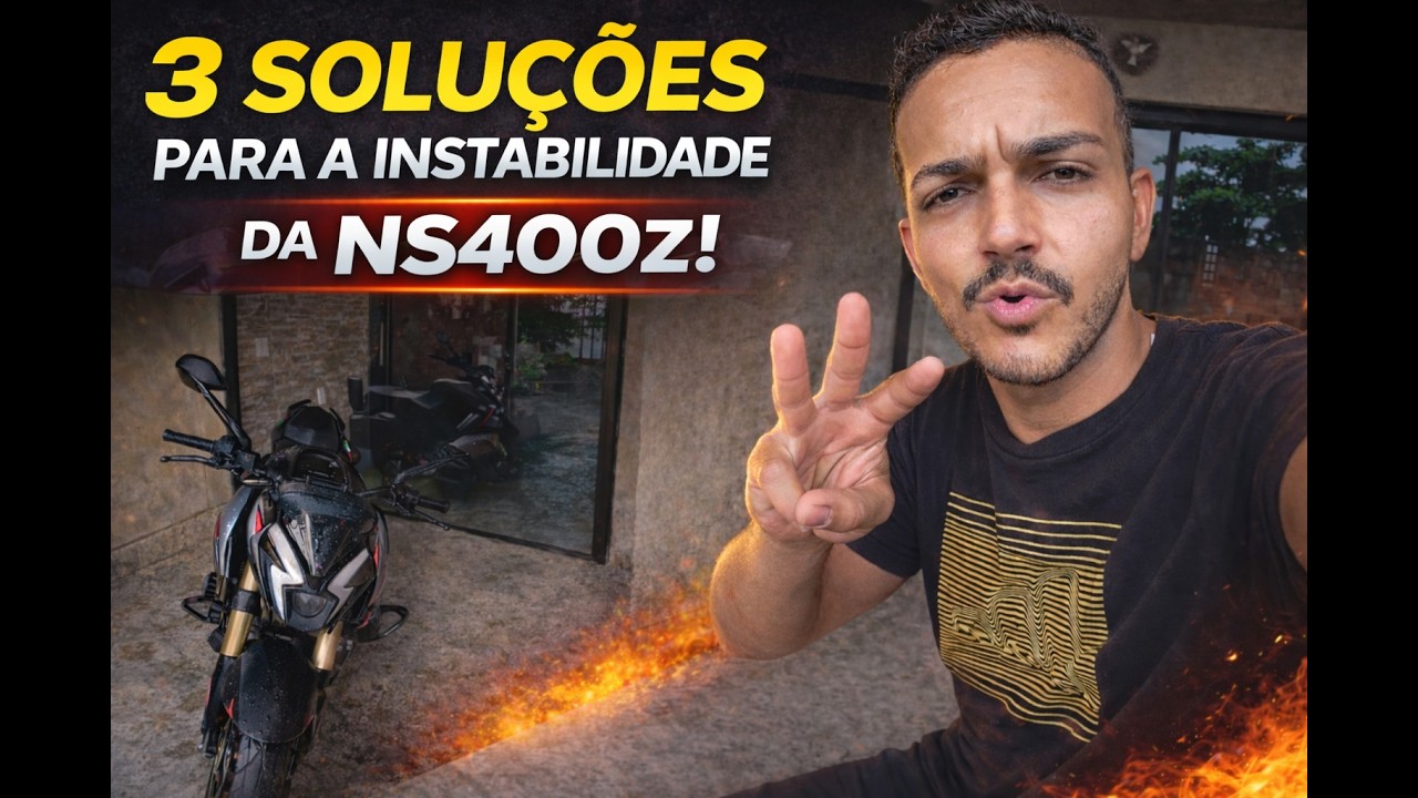 Vibração na Dominar NS400z ? Veja a Solução e o Teste em Velocidade!