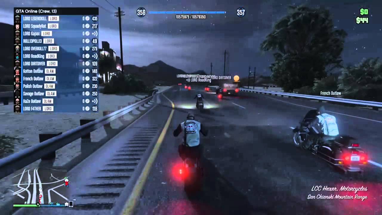|GTA5|   0utlaws MC ride with Reaper Lords MC