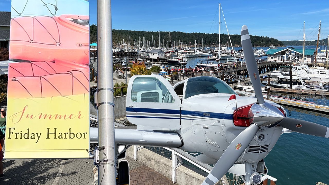 Friday Harbor - a scenic flight in the Bonanza