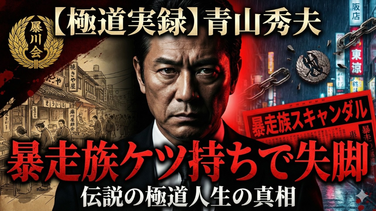 【極道実録】醍醐会会長・青山秀夫 暴走族スキャンダルで失脚した伝説の極道人生