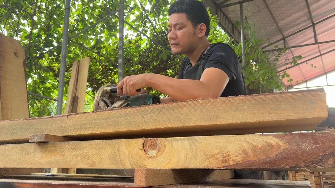 How He Built a Stunning Pine Wood Bunk Bed (DIY Project)