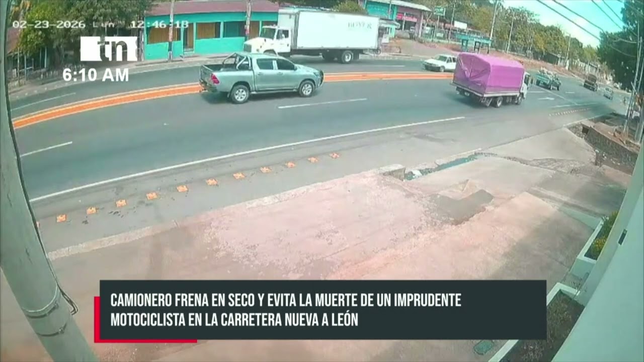 Imprudencia casi termina en tragedia: El impactante video en la Carretera Nueva a León