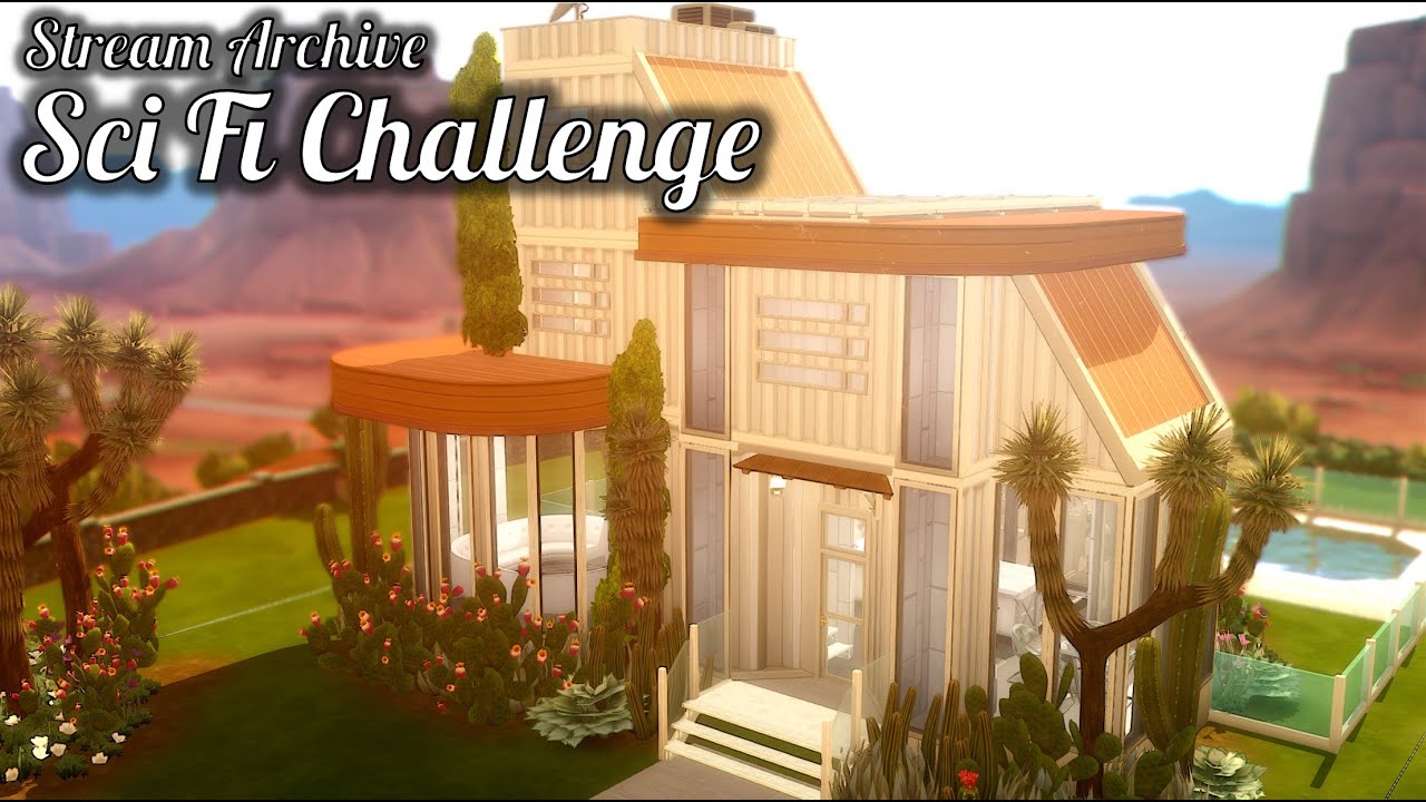 Sims 4: Building a Sci Fi House... and failing? // Stream Archive