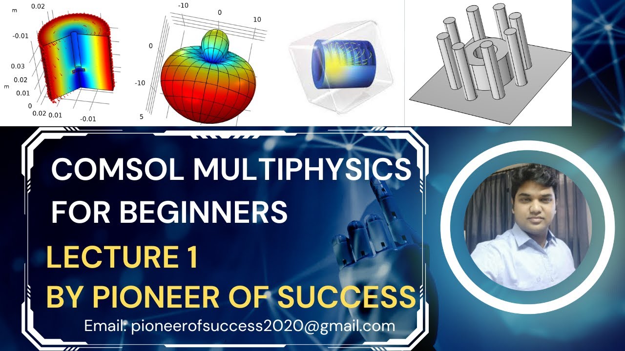 COMSOL для начинающих (создано в 2023 году) Лекция 1 #COMSOL #начинающие #исследования #инженеры ...
