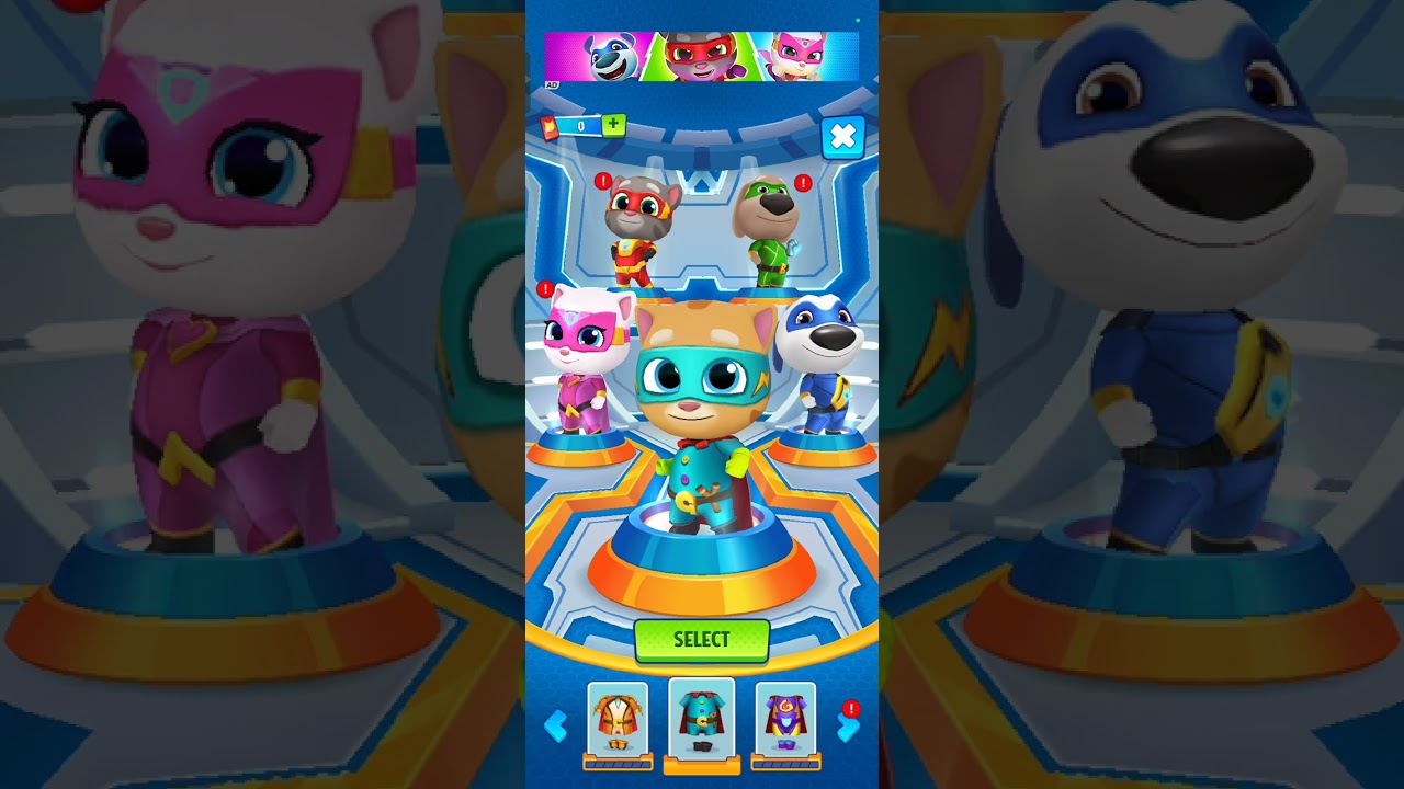 Talking Tom hero game