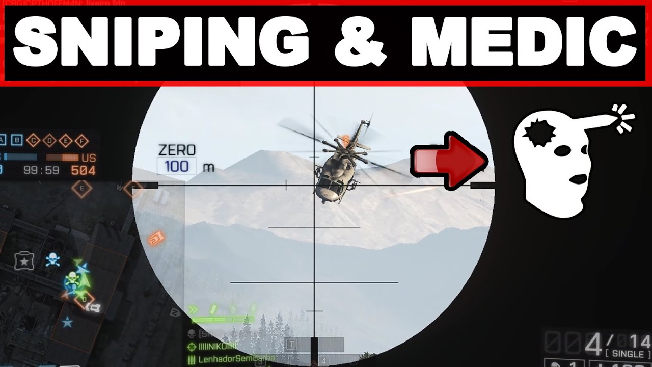 SNIPING and MEDIC plays - Battlefield 4