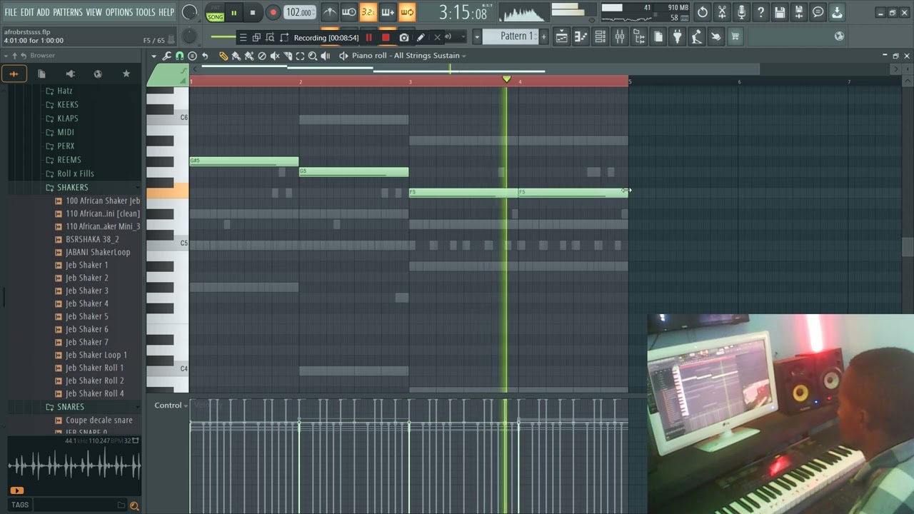 How to make a professional Afrobeat guitar 🎸 with stock plugins in 2024