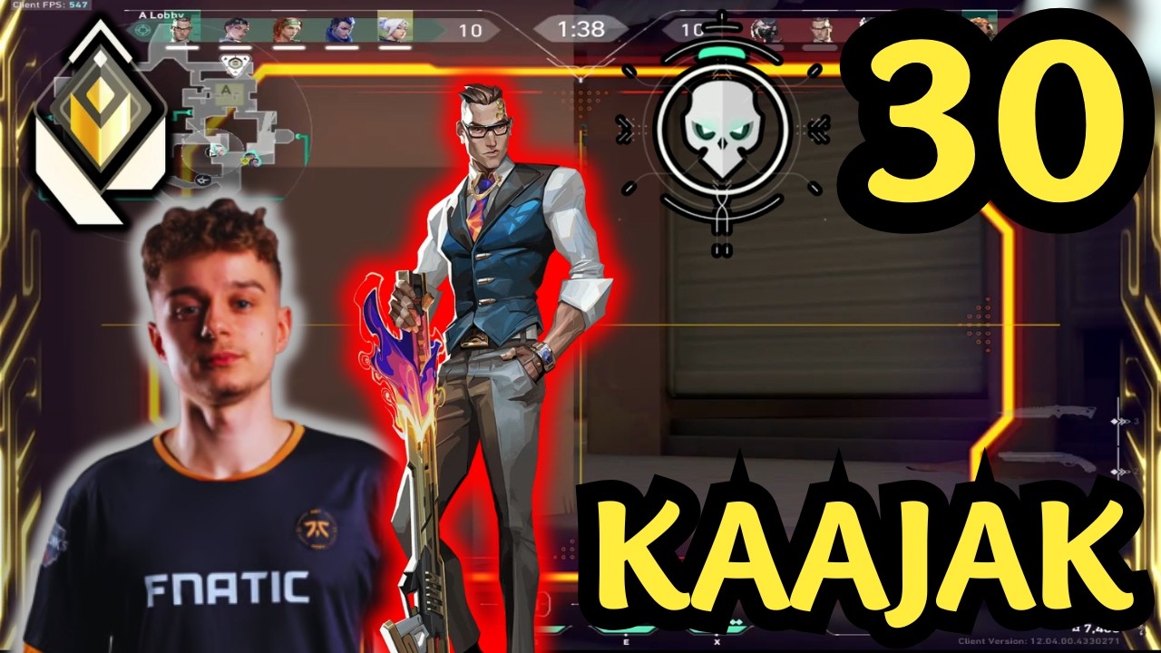 30 KILLS ???? with KAAJAK CHAMBER — Bind MVP Valorant VOD