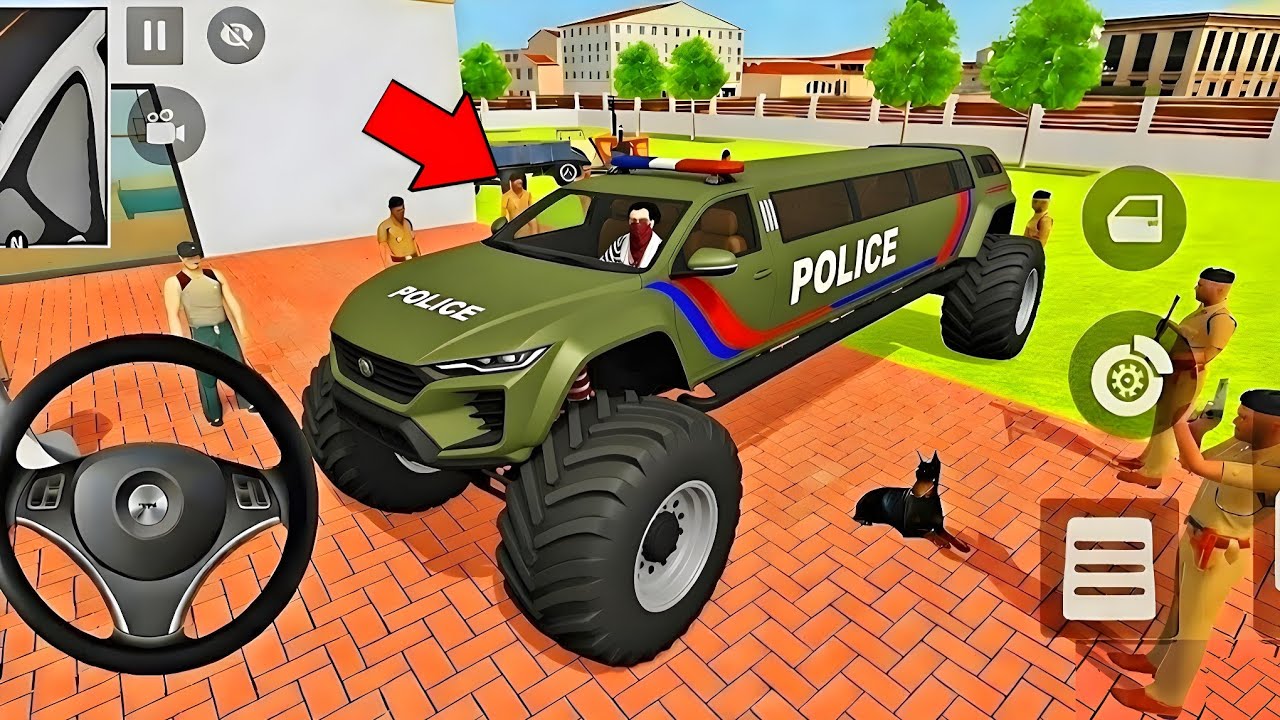 🤑Indian Thift Auto Simulator🤩Indian Showroom Purchase😯Modified Lexriy New Police DumperAnd Bike🥳Game