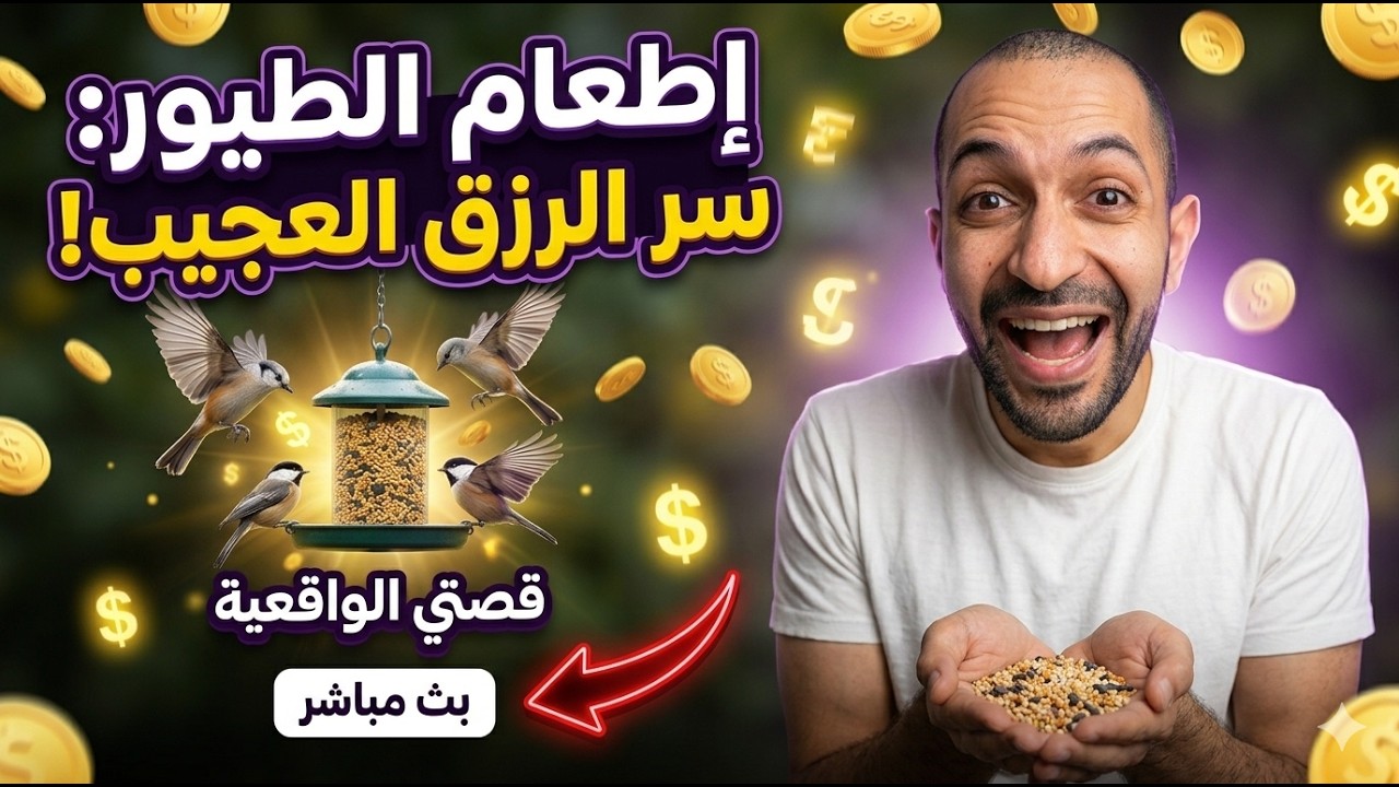 !!ازاى اطعام الطيور جلب لى رزق كبير جدا