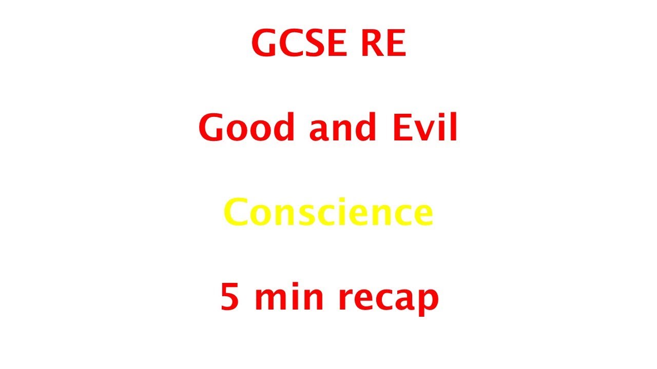 GCSE RE (Eduqas) - Conscience 5min recap