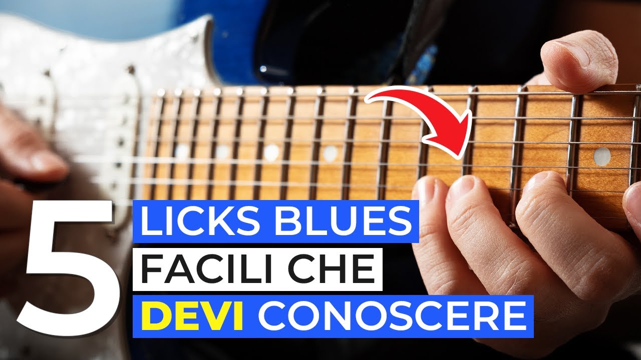5 facili licks blues per migliorare il tuo fraseggio - Iggy Di Salvo - Lezioni Di Chitarra