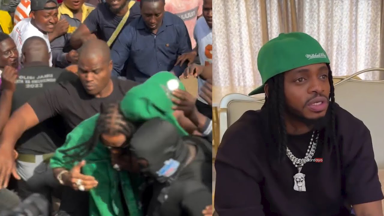 VIDEO:DIAMOND ALIVYOIBIWA KOFIA HADHARANI MBELE YA WALINZI WAKE, AKASIRIKA, 'MIMI NAVAAJE LEO'