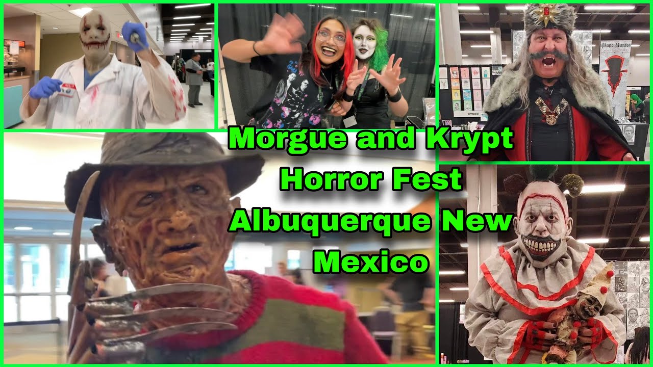 Morgue and Krypt Horror Fest 2023 Albuquerque New Mexico Full Walkthrough #halloweenlife #horror