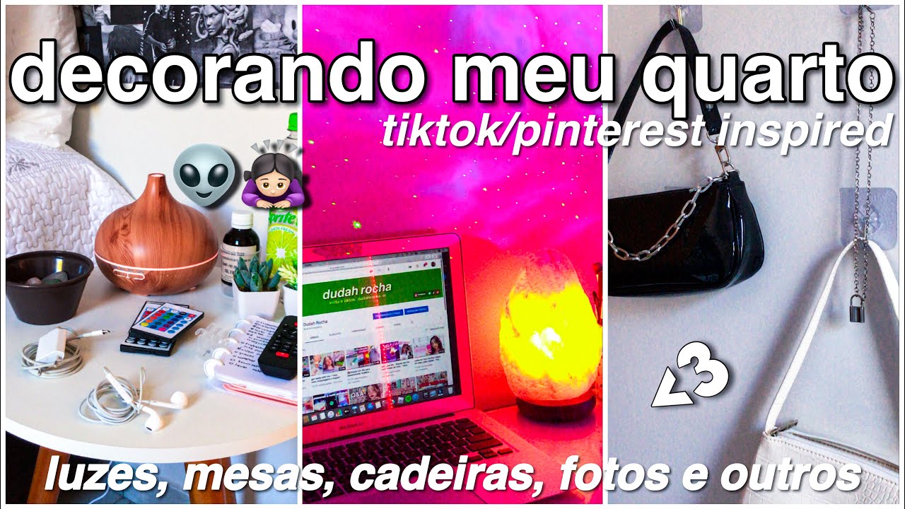 decorando meu quarto - tiktok/pinterest inspired - sim, modinha✨