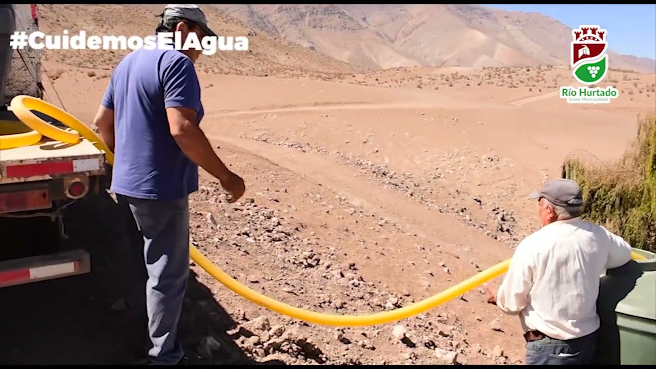ENTREGA DE AGUA EN EL SECTOR DE EL CHACAY, RIO HURTADO (22 Marzo día mundial del agua)