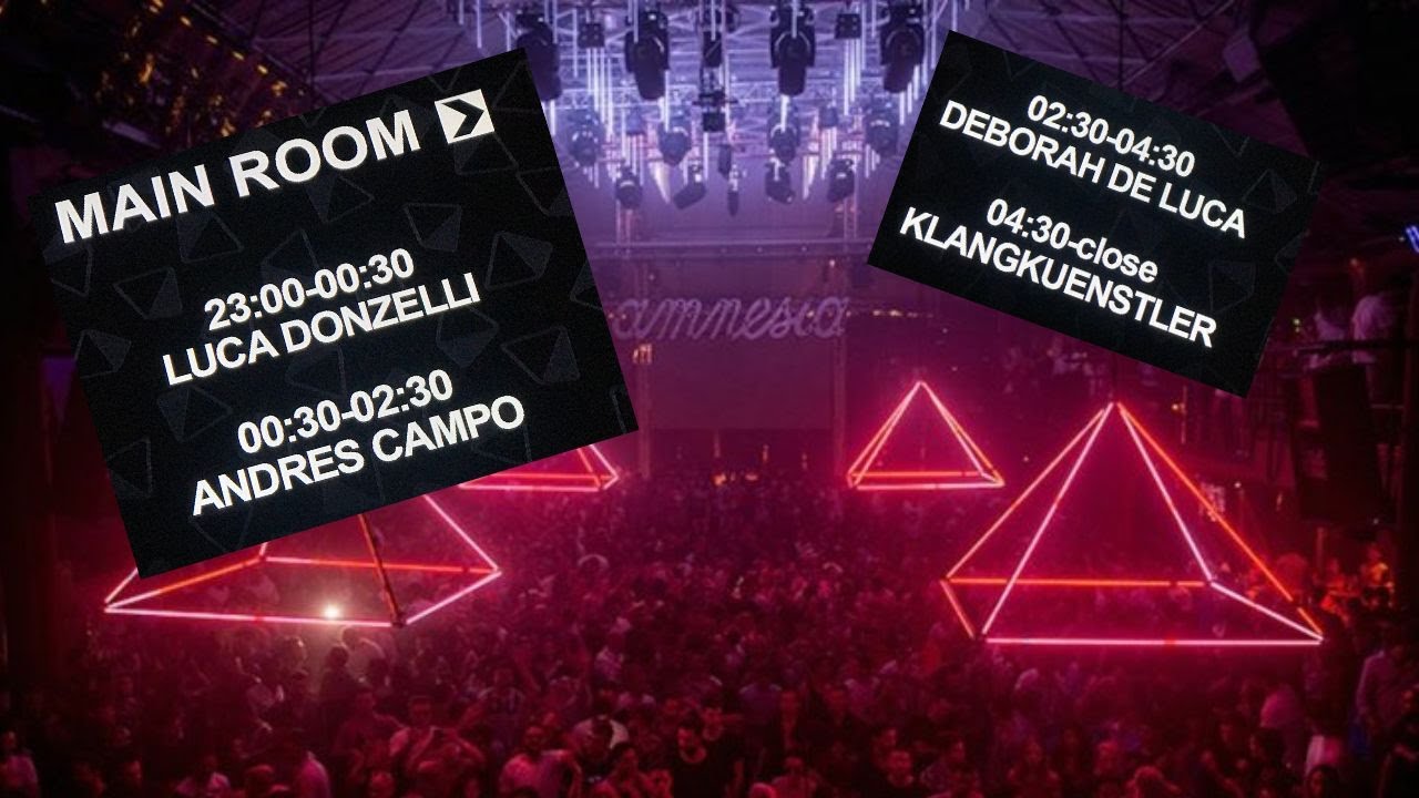 Luca Donzelli, Andres Campo, Deborah de Luca, Klangkuenstler en Pyramid (02 07 23) Amnesia Ibiza