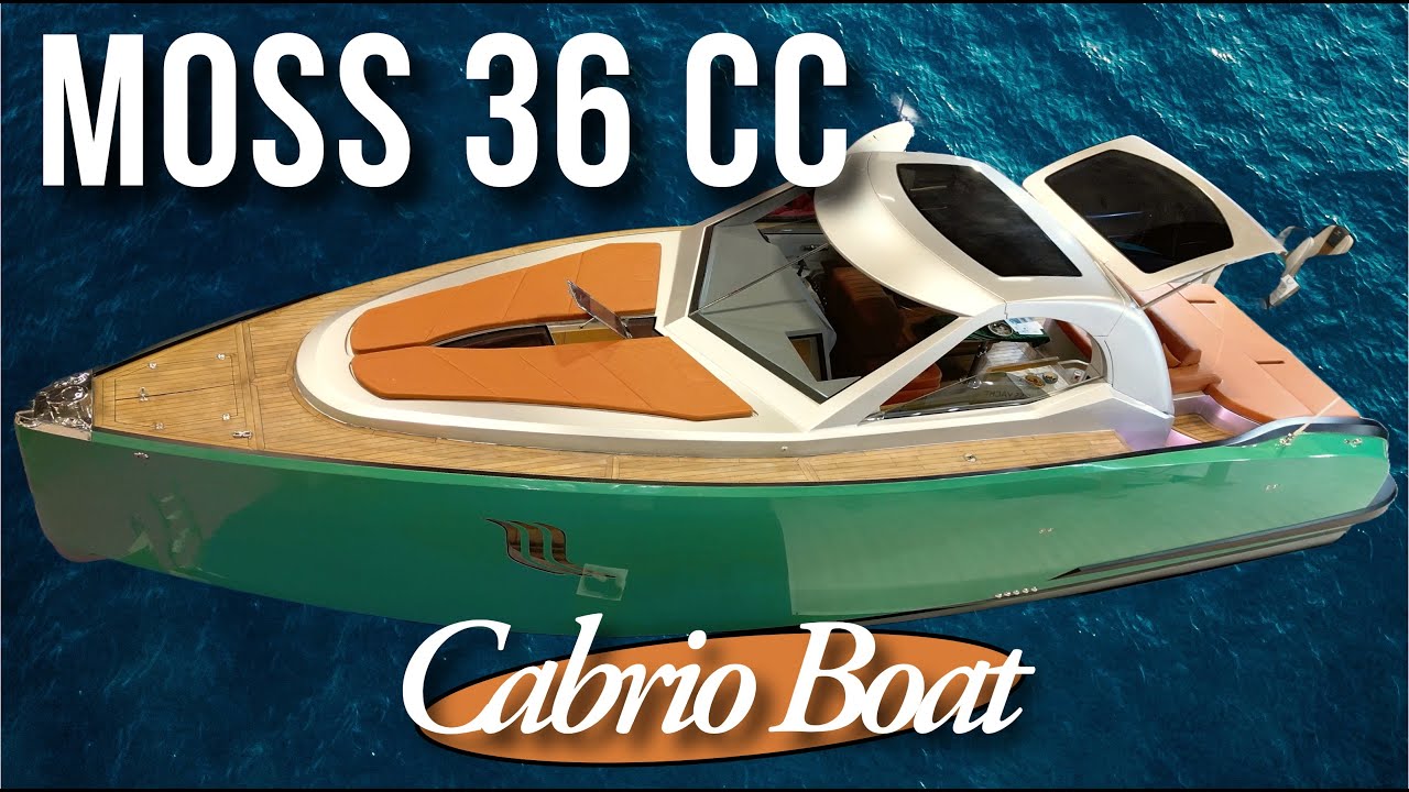Dünyada İlk ve Tek Cabrio Tekne - Moss 36 CC - Yerli Üretim