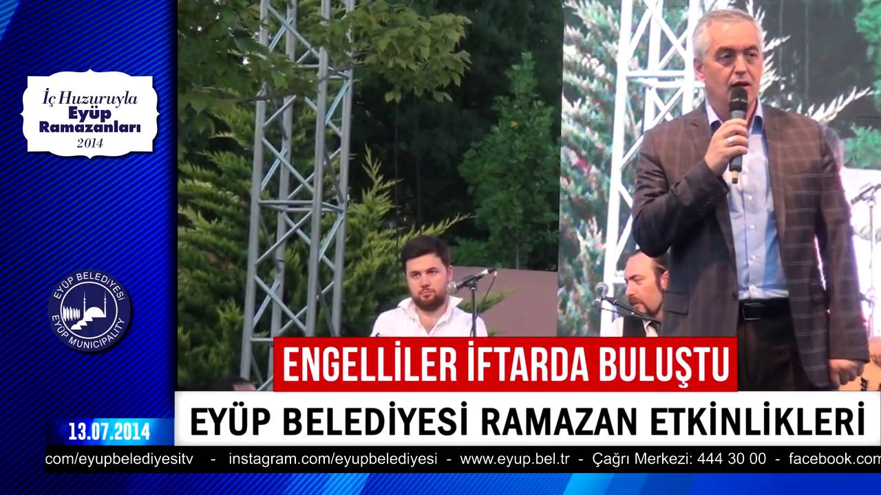 Eyüp Belediyesi Engelliler İftar Programı