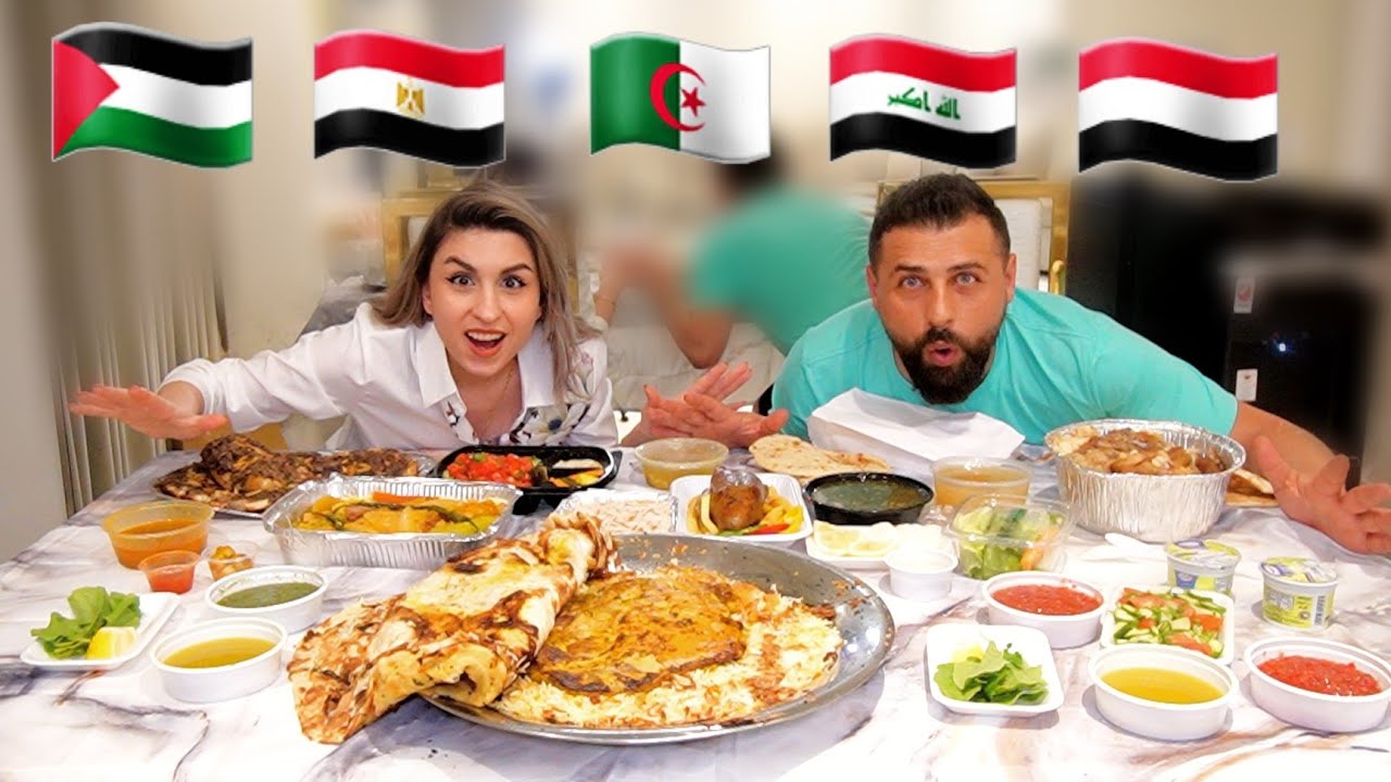 جربنا أشهر الأكلات العربية من 5 مطاعم وقيمناهم😍( تجربة رهيبة)