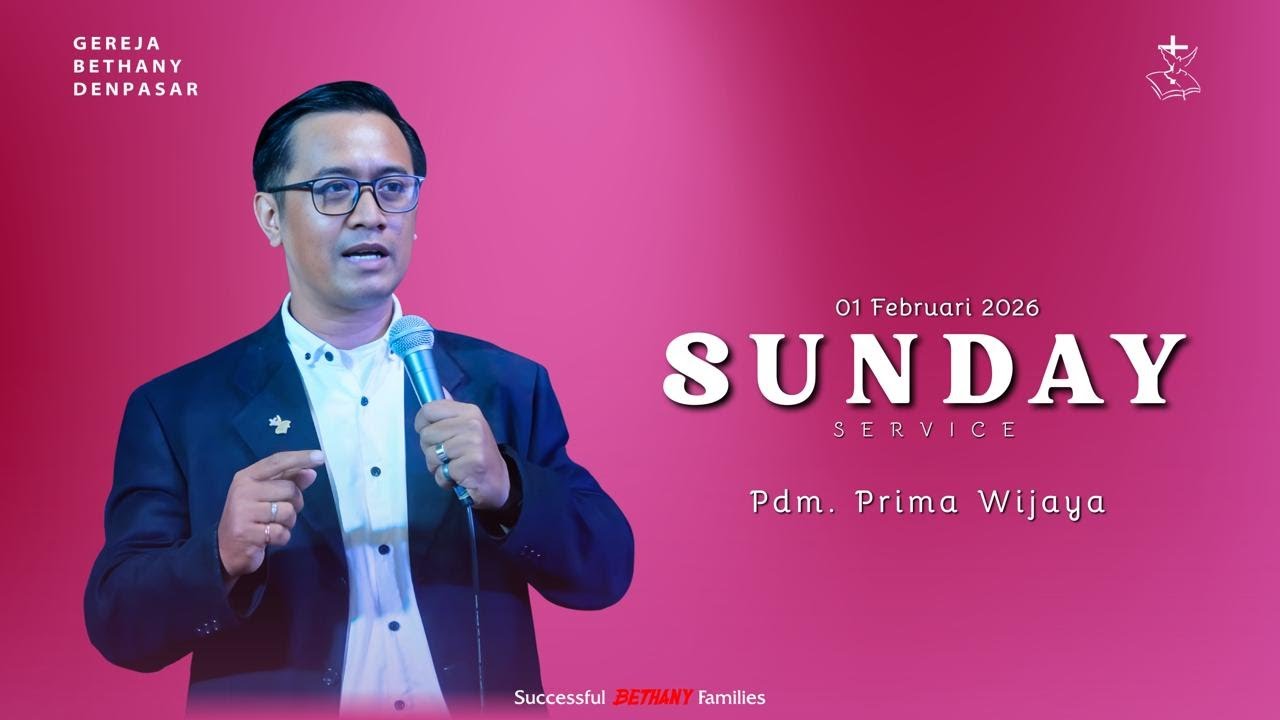 Ibadah Raya II Gereja Bethany Indonesia - Denpasar 1 Februari 2026 | Pdm . rima Wijaya