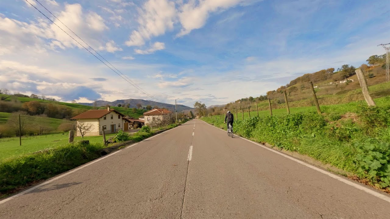 4K Driving, Spain - Valles Pasiegos - Cycling heaven? 🇪🇸