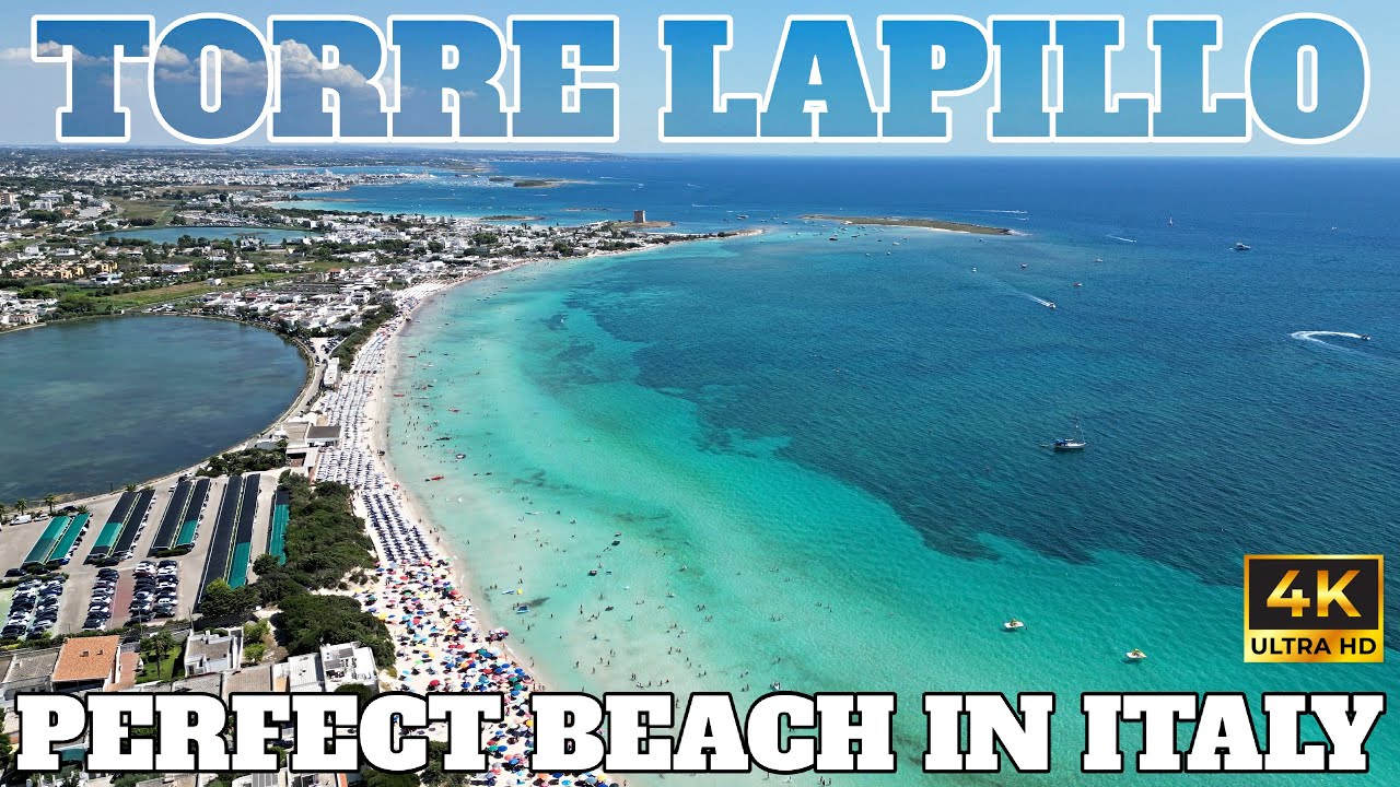 TORRE LAPILLO - WHAT A BEAUTIFUL BEACH - PORTO CESAREO - ITALY - 4K - 2023