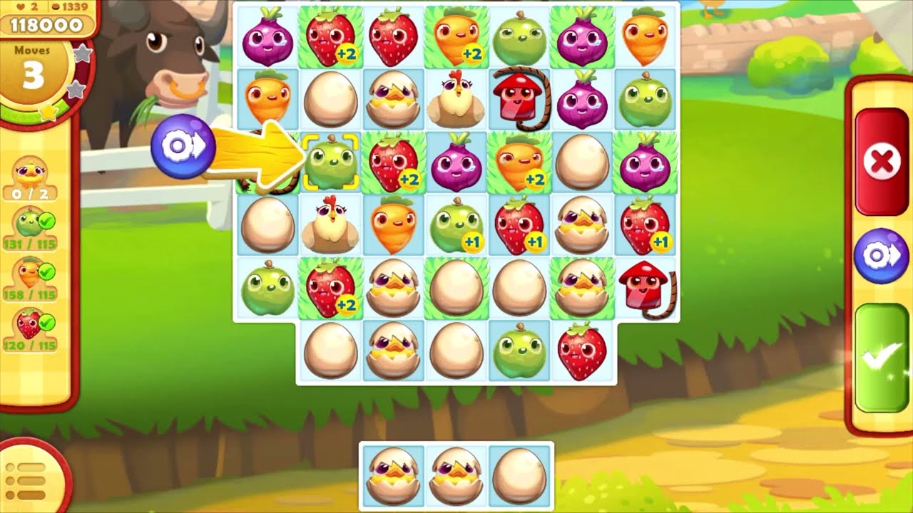 Farm Heroes Saga Level 1338 to 1401