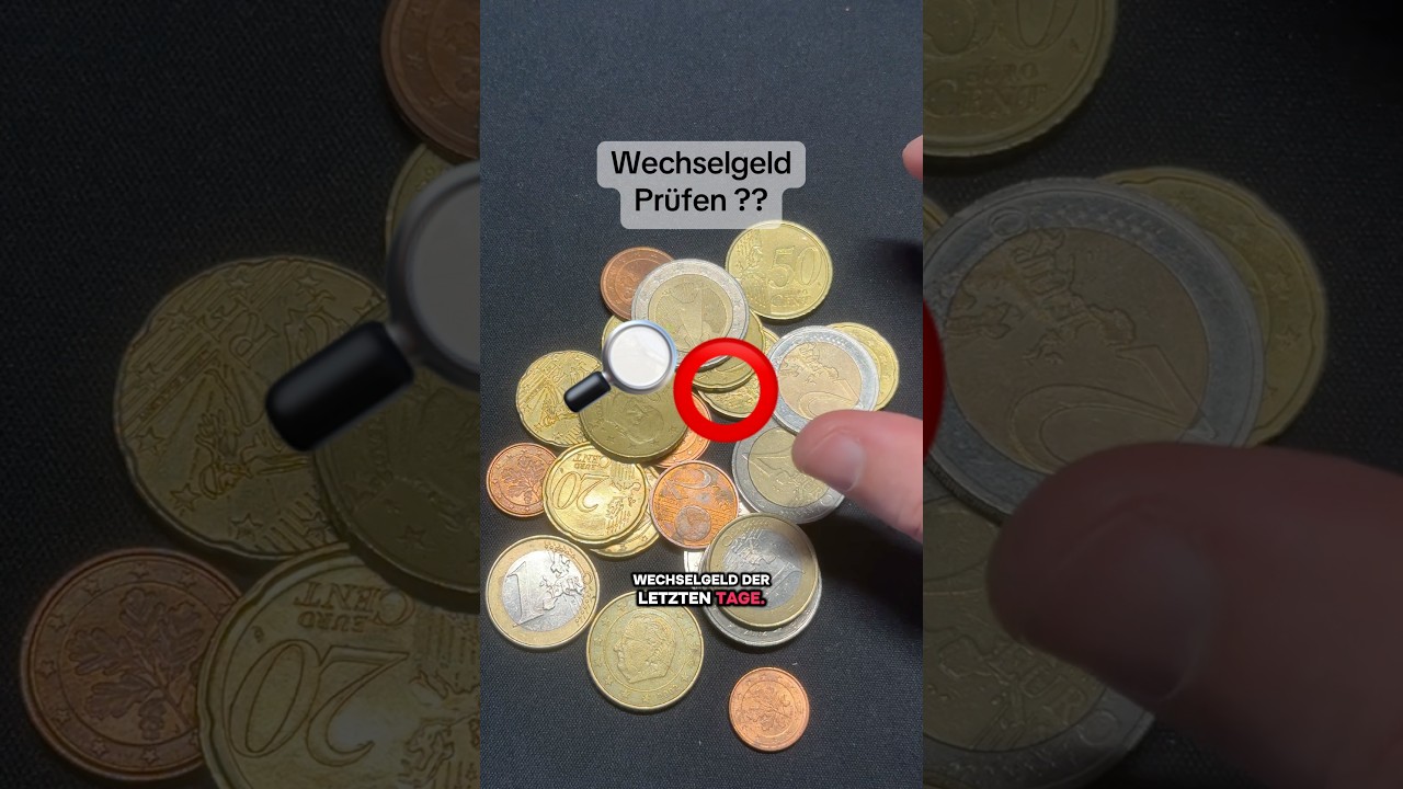 Wechselgeld pr&uuml;fen? #m&uuml;nzen #euro #monety #bargeld #hobby #sammeln #2euro #einzelhandel #kolekcja