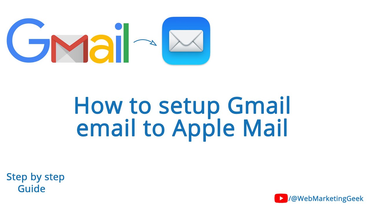 Add Gmail to Apple Mail or Setup your Gmail to Apple Mail. Step by step guide.