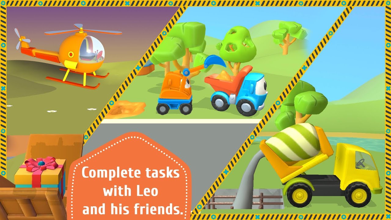 Leo 3D game JCB WORK TIME TRUCK LOADING 🚚 || KIDS #trending #video #3D #game #work || 