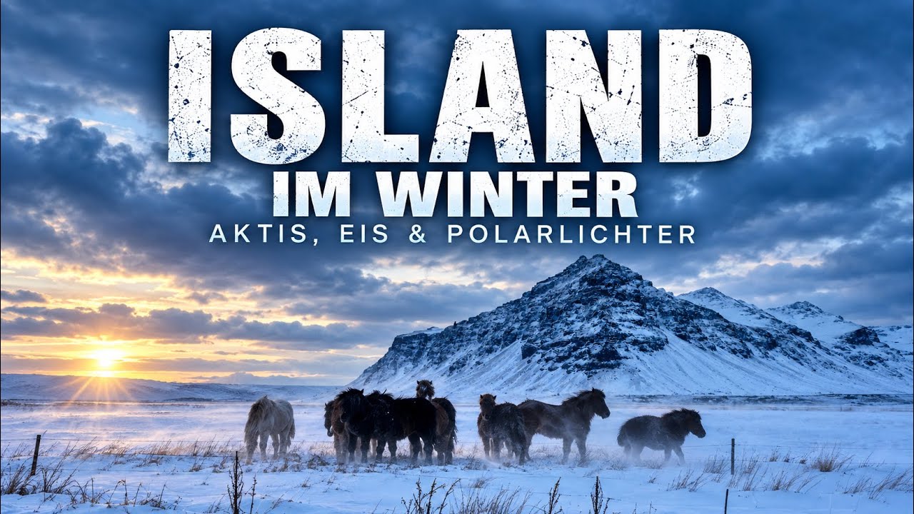 Island im Winter – Reisedoku über Eis, Schnee & Polarlichter (Island Doku | Golden Circle)