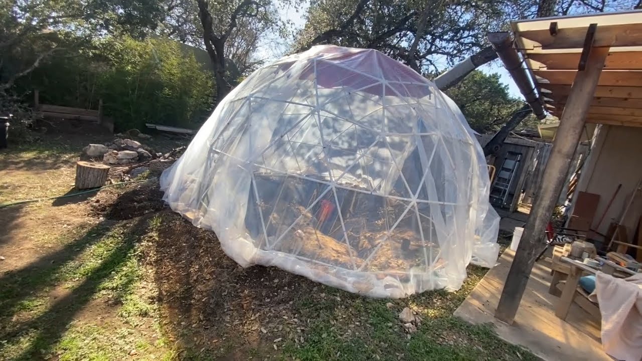 Geodome cover & plunge pool — part 2.
